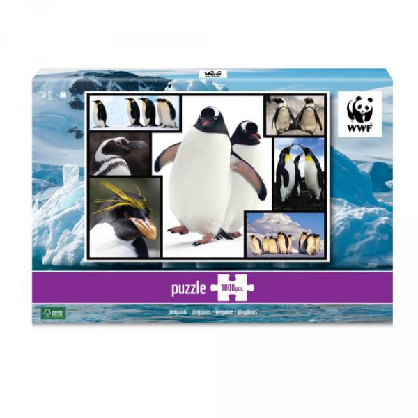 Puzzle 1000 pièces : Pingouins - WWF-57885