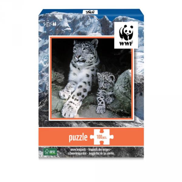 Puzzle 100 pièces : Léopards - WWF-57907