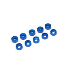 EA-018-B - Countersunk Washer M2-Blue (2mm inner hole, 10pcs)