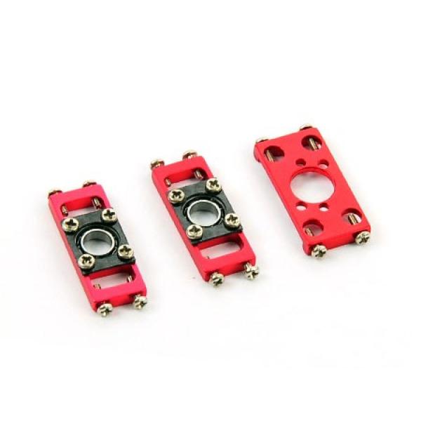 Spare Bearing Blocks & Motor Mount for CF Frame-B130X ( Red ) - B130X26-RC