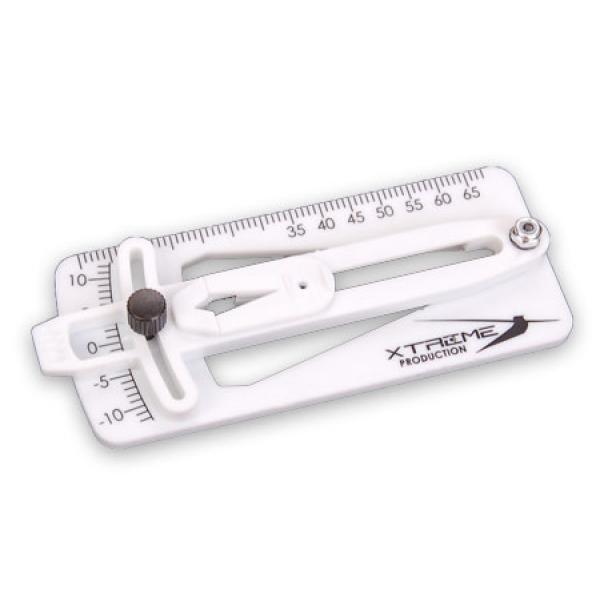 Micro Pitch Gauge (for 200-250 size Heli), White - XTR-EA-037-W