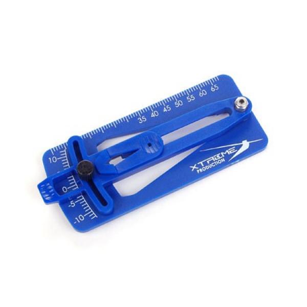 Micro Pitch Gauge (for 200-250 size Heli), Blue - XTR-EA-037-B