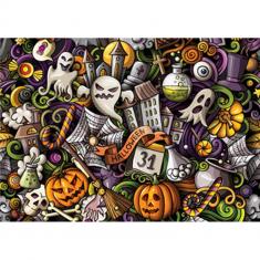 1000-teiliges Puzzle: Halloween