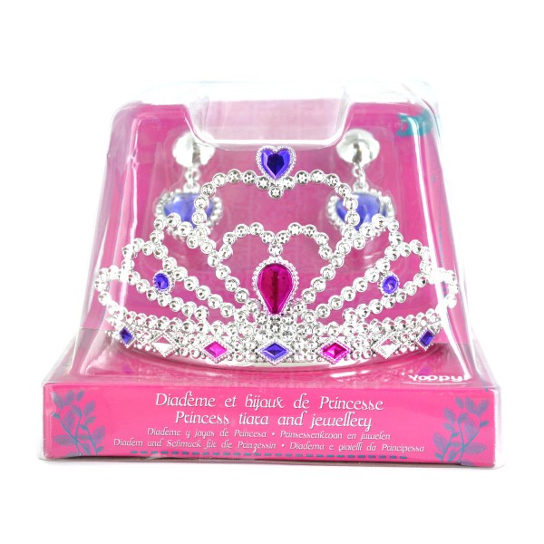 Diadème et bijoux de princesse  : Coeur violet - Yoopy-YPY21370-3