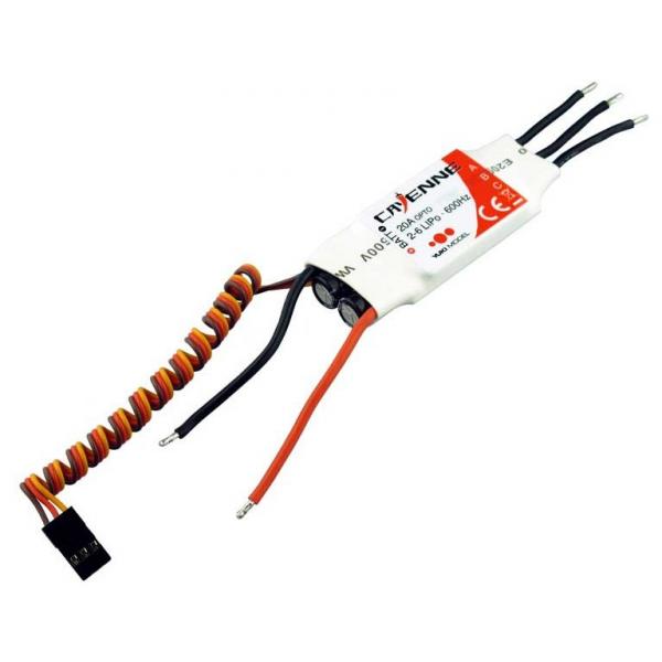 Controleur Brushless 20A - 600Hz - Opto - CAYENNE - 4103220BL