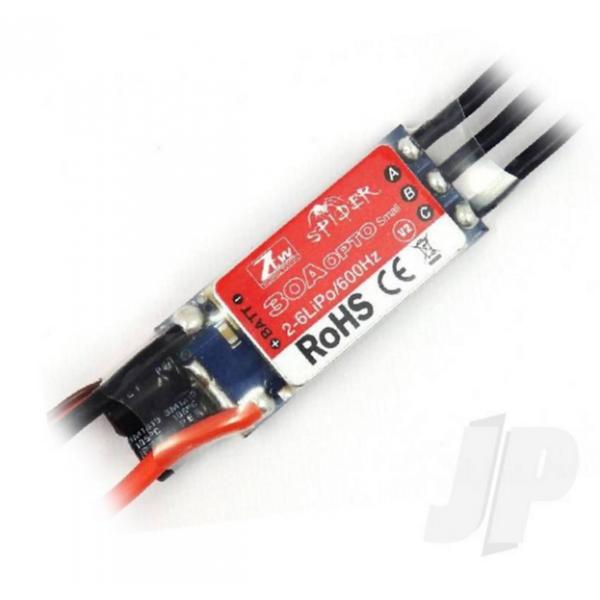 Spider 30A Opto Small ESC (2S-6S) - ZTW5020311