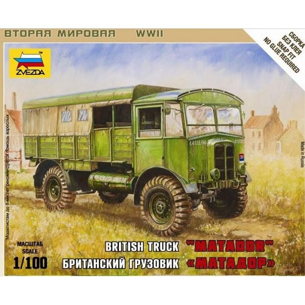 Camion Britannique Matador Zvezda 1/100 - Zvezda-6175