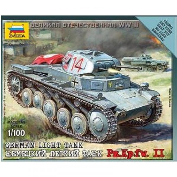 Panzer II Zvezda 1/100 - Zvezda-6102