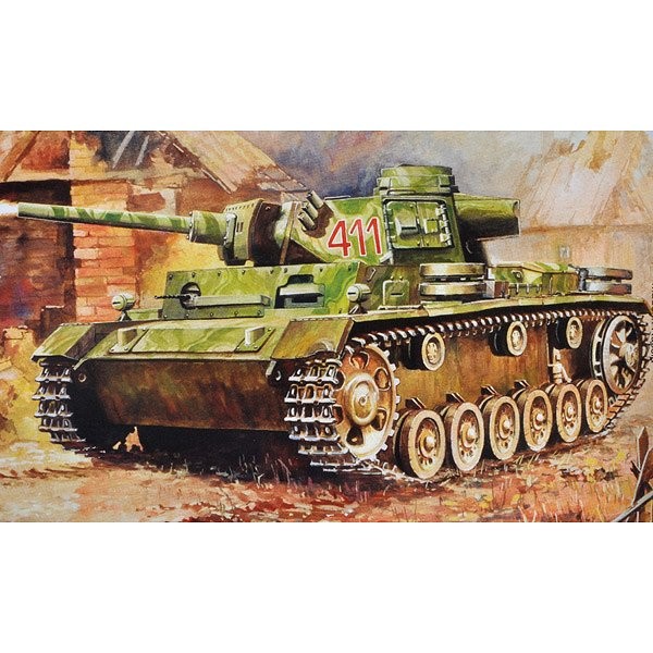 Panzer III Lance-flammes Zvezda 1/100 - Zvezda-6162