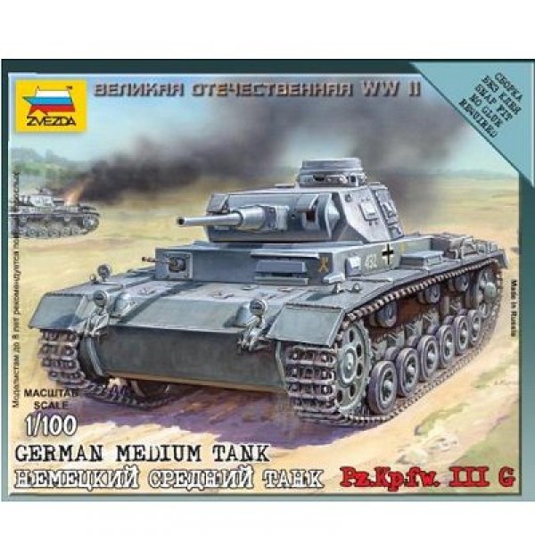 Panzer III Zvezda 1/100 - Zvezda-6119
