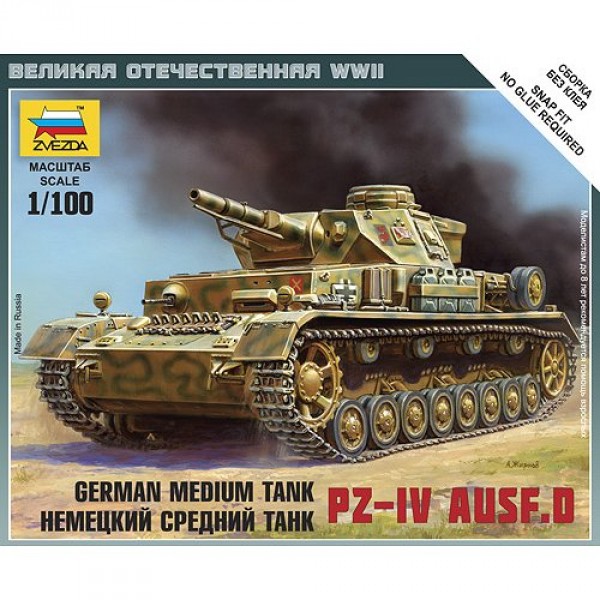 Panzer IV Ausf.D Zvezda 1/100 - Zvezda-6151