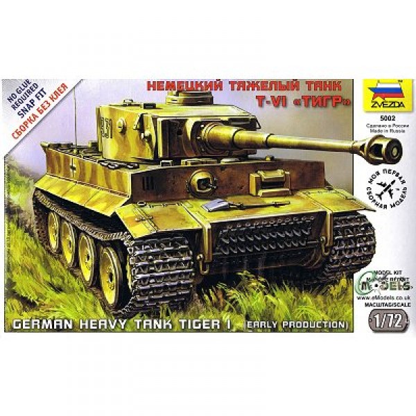 Tiger I Zvezda 1/72 - Zvezda-5002