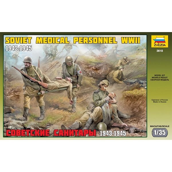 Personnel Medical Sovietique Zvezda 1/35 - Zvezda-3618