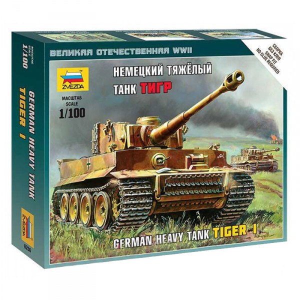 Tiger I Zvezda 1/100 - Zvezda-6256