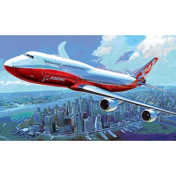 Maquette avion : Boeing 747-8 - Zvezda-7010
