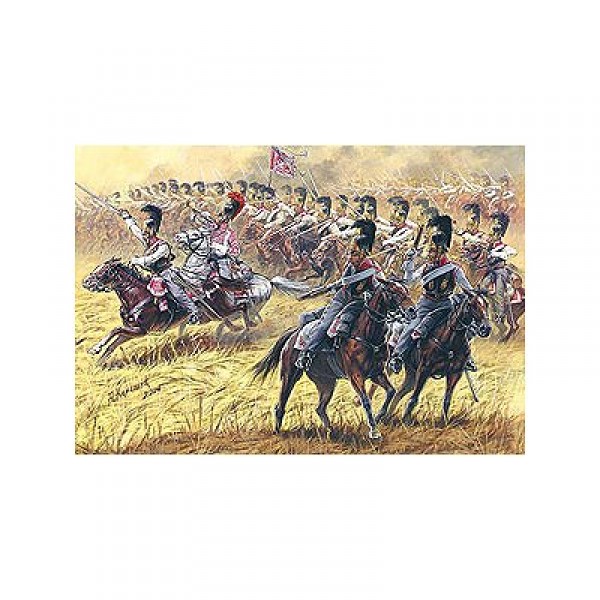 Figurines Guerres napoléoniennes : Cuirassiers Russes 1812  - Zvezda-8026
