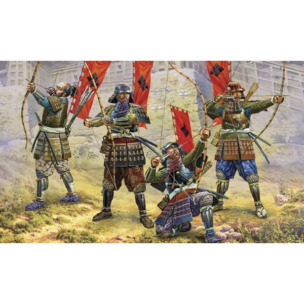 Figurines historiques Japon médiéval : Archers Samouraïs - Zvezda-6404
