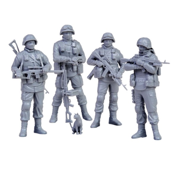Figurines militaires : Modern Russian Infantry Polite People - Zvezda-3665
