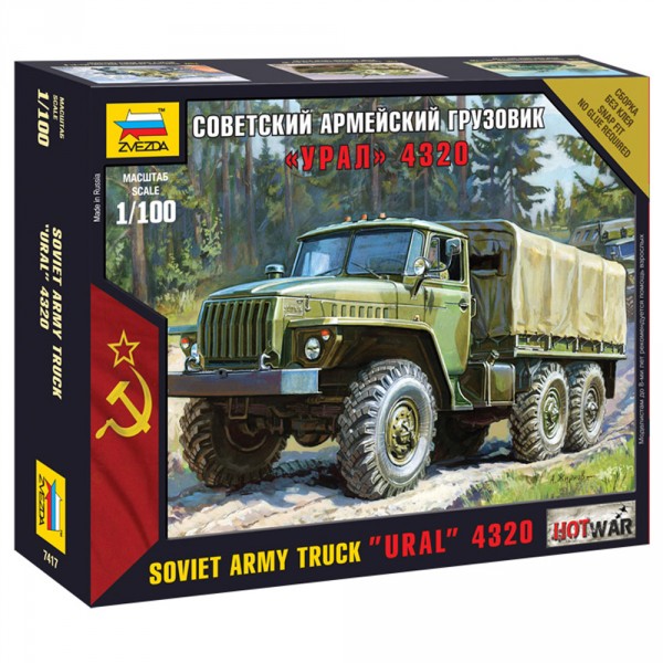 Maquette camion militaire : Ural 4320 - Zvezda-7417