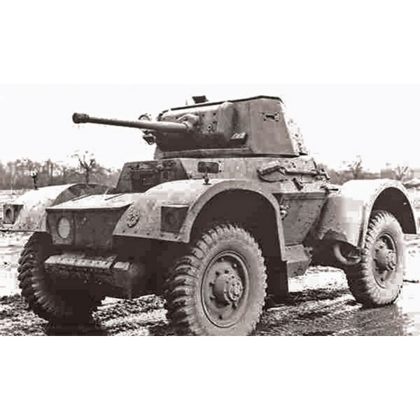 Maquette véhicule militaire : Automitrailleuse Daimler Mk.I - Zvezda-6229