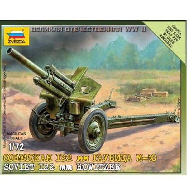 Maquette Obusier soviétique M30 122mm - Zvezda-6122