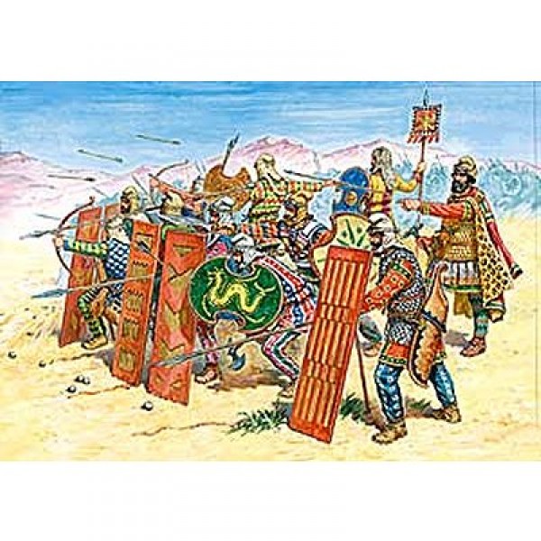 Figurines Infanterie Perse : Immortels V-IVème siècle av.JC - Zvezda-8006