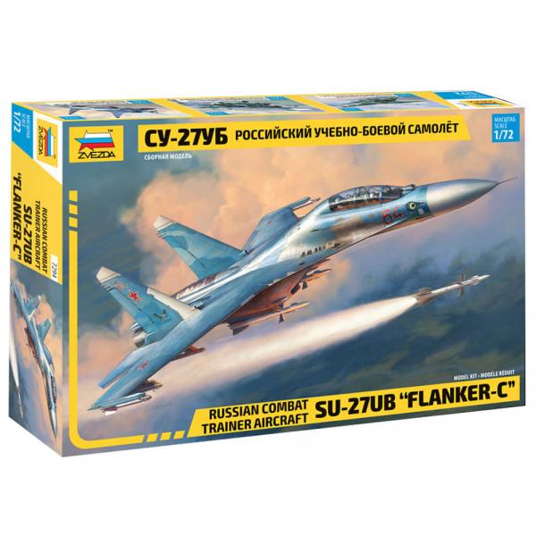 Maquette avion : SU-27UB Flanker C - Zvezda-Z7294