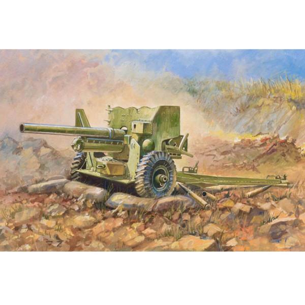 Maquette Canon Britannique 6 pounder - Zvezda-Z3518