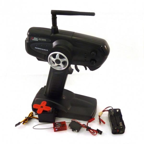 Radio Volant Hitec Aggressor 3DS 2.4Ghz Atom 3 - 44-039A