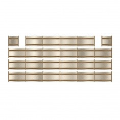 Modélisme HO : Accessoires de décor : Clôtures en bois