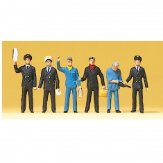 Figurines Passagers Assis NOCH - Pour Modélisme Ferroviaire échelle N, Détails Peints à La Main, Accessoires Réalistes - 4