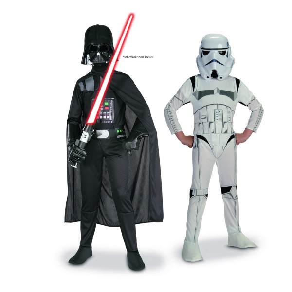 Déguisement Star wars : Bi Pack Dark Vador et Stormtrooper : Taille L - 155030M-Parent