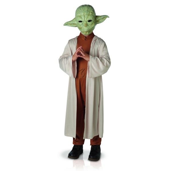 Déguisement Star Wars avec masque Luxe : Yoda : Taille L - ST-630877S-Parent