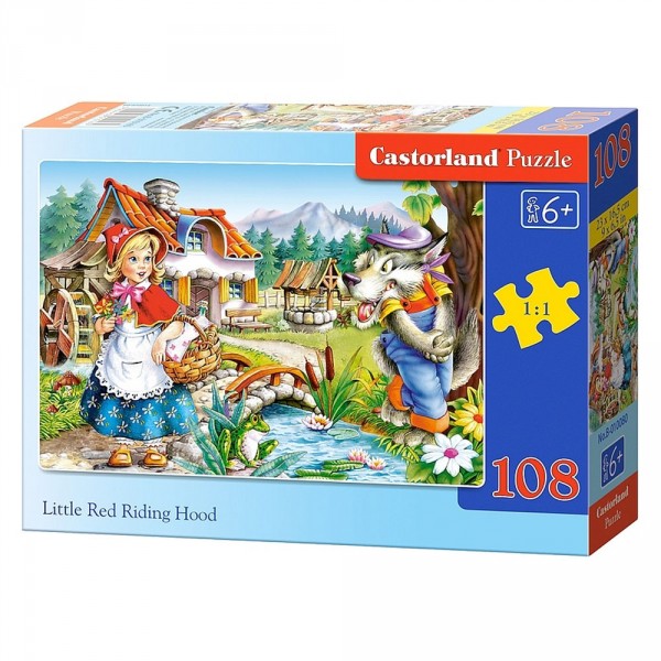 Puzzle 108 pièces : Le Petit Chaperon Rouge - Castorland-010080