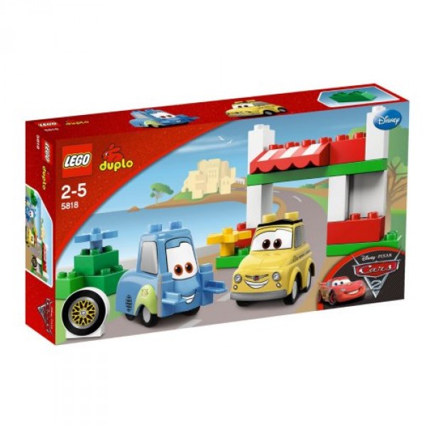Lego 5818 - Duplo - Cars 2 : Luigi et Guido en Italie - Lego-5818