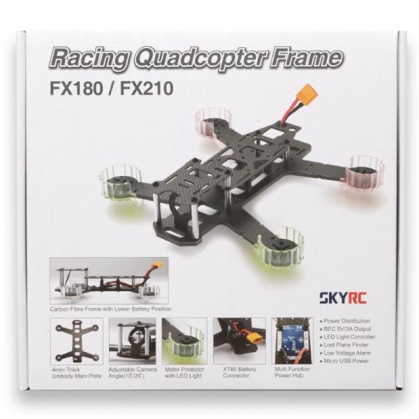 FX210 FPV carbon frame kit 210mm with Leds & power hub - SKY910010-01