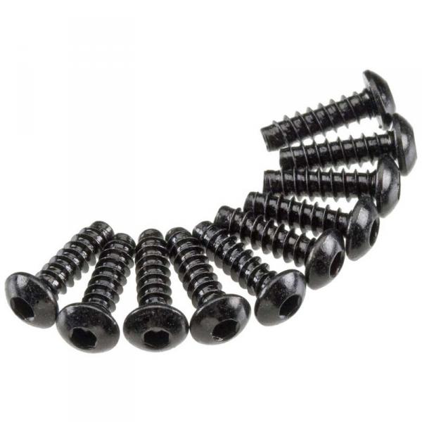 AXA435 - Hex Tap Button Head M3x10mm Noir (10) - AXA435-AXIC0121