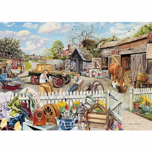 4 x 500 pieces puzzle: Around the horse - Gibsons-G5018
