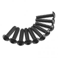AXA436 - Hex Tap Button Head M3x12mm Noir (10)