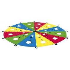 Parachute with target-holes