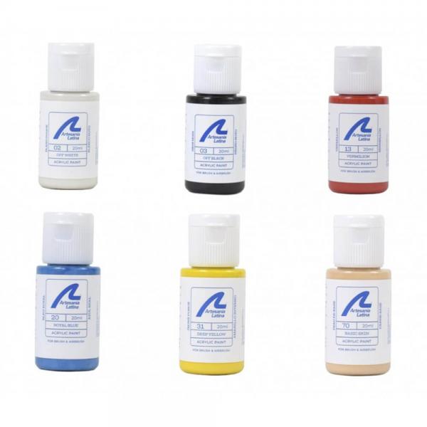 Peintures pour figurines 6 x 20ml - Artesania-277PACK14
