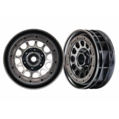 Traxxas Jantes Chromees Noire Method 105  1.9 (X2)