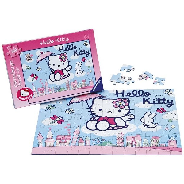 Puzzle 100 pièces - Hello Kitty - Ravensburger-10801