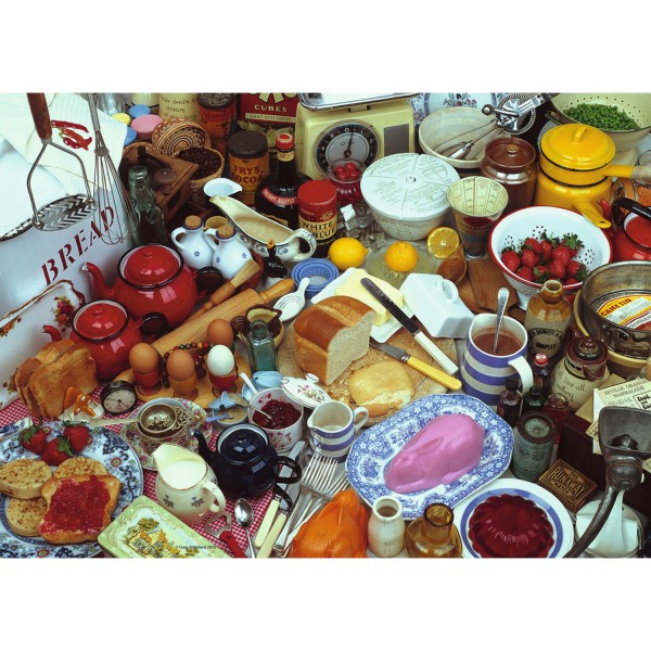 Puzzle 1000 pièces : Cuisine en fête - Ravensburger-19583