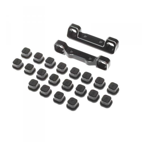 Adjustable Pivot Set C & D Black: 22 5.0 - TLR334062
