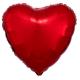 Miniature Red Heart Foil Balloon 43 cm