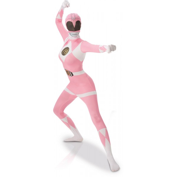 Déguisement Seconde Peau Power Rangers™ Adulte - Rose - I-810950-Parent