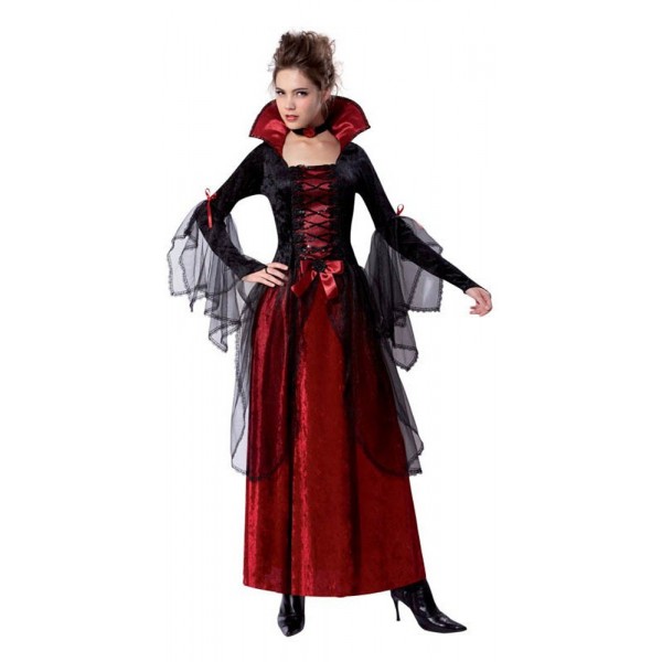 Déguisement Vampiresse Queen Of Roses - Femme - H4105-Parent