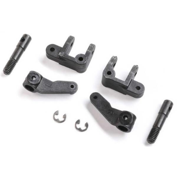 Losi Spindle, Caster Block, Front Axle Set : Mini JRX2 - LOS214021