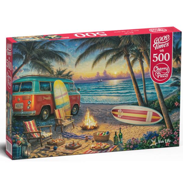 Puzzle 500 pièces : La vie en van - Timaro-20067